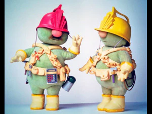 inspired in fraggle rock show a dozzer unclothed 3D Print Model
