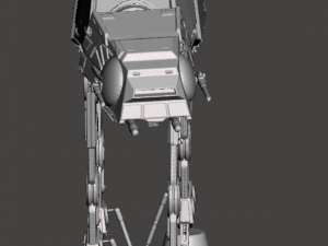 inspired star wars at-at walker 3D-Druckmodell