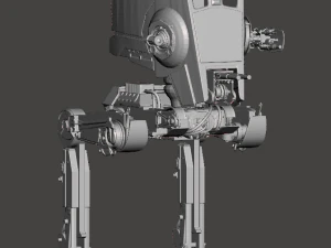 Inspired star wars imperial walker at-st 3D Print Model