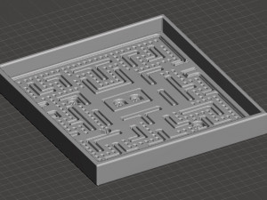 retro pacman chocolate or cookie mold 3D Принт Модель