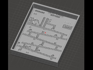 donkey kong chocolate or cookie mold 3D Baskı Modeli