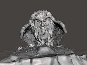 Inspired scene from the 1982 movie the secret of nimh the great owl and mrs brisby 3D Print Model