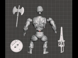 inspired heman and the masters of the universe toy figure 3D Print Model
