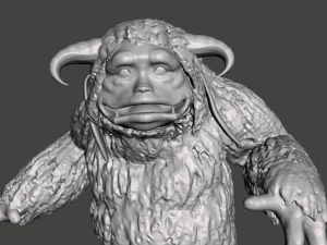 figura inspirada de ludo do labirinto do filme dos anos 80 Modelo de Impressão 3D