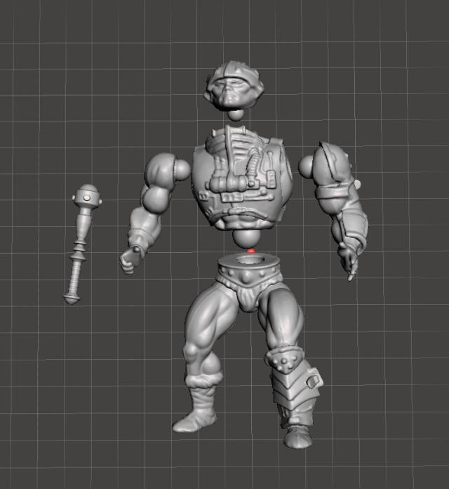inspired man at arms figure from the 80s series heman and the masters of the universe 3D-Druckmodell .c4d .max .obj .3ds .fbx .stl .blend 