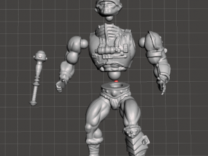inspired man at arms figure from the 80s series heman and the masters of the universe 3D Print Model