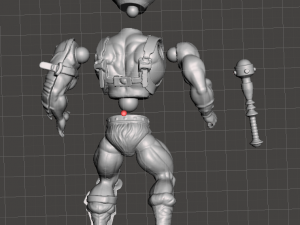 inspired man at arms figure from the 80s series heman and the masters of the universe 3D-Druckmodell