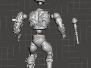 inspired man at arms figure from the 80s series heman and the masters of the universe 3D Print Model