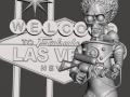 inspired scene from the tim burton movie mars attack 1996 3D-printmodel