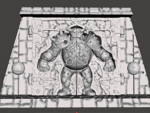 inspired scene from the 1986 movie labyrinth the humongous door Model Cetak 3D