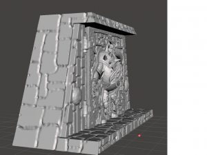 inspired scene from the 1986 movie labyrinth the humongous door Model Cetak 3D