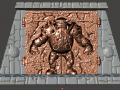 inspired scene from the 1986 movie labyrinth the humongous door Modèles 3D en vedette