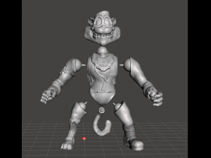 Inspired toy figure from the tmnt colecction scratch with all items - accesories 3D Print Model
