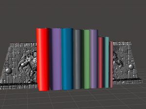 inspired book holder in the hunmongous door from the labyrinth movie 1986 3D 打印模型