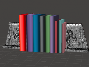 inspired book holder in the hunmongous door from the labyrinth movie 1986 3D 打印模型