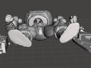 inspired thunder punch he-man figure articulated ready to print 3D प्रिंट मॉडल