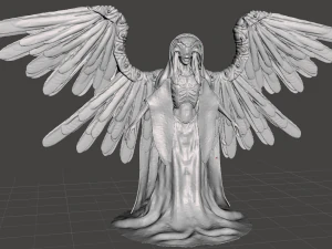 inspired angel of death from the movie hellboy ii 3D Print Model