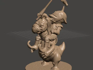 вдохновленный фильмом о лабиринте 1986 года, рыцарь-гоблин 3D Принт Модель