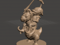 inspired in the 1986 labyrinth movie a goblin knight 3D-printmodel