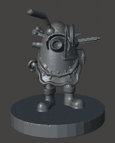 inspired in the 1986 movie labyrinth the gatling goblin canon Model Cetak 3D .c4d .max .obj .3ds .fbx .stl .blend 