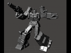 inspired in the transformers saga ultra magnus Model do druku 3D