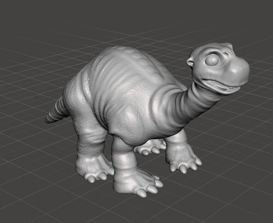 Figura inspirada de Littlefoot de la pel&iacute;cula La tierra antes del tiempo lista para imprimir en 3D piecito Modelo de impresión 3D .c4d .max .obj .3ds .fbx .stl .blend 