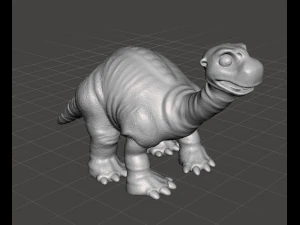 натхненна фігурка маленької ніжки з фільму "Земля до часу", готова до 3D-друку piecito 3D Принт Модель