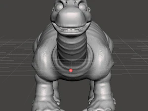 Figura inspirada de Littlefoot de la pel&iacute;cula La tierra antes del tiempo lista para imprimir en 3D piecito Modelo de impresión 3D