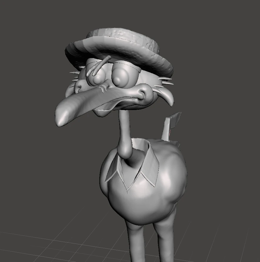 ispirato alla serie animata della pantera rosa, la gru Crazylegs e la libellula Modello di stampa 3D .c4d .max .obj .3ds .fbx .stl .blend