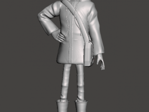 inspired in the book and movie from neil gaiman coraline figure 3D Print Model
