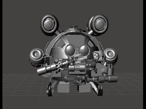 inspired in the 80s movie innerspace the kraken ii submersible pod ready for 3d print 3D Print Model