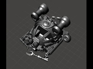 inspired in the 80s movie innerspace the kraken ii submersible pod ready for 3d print 3D Print Model