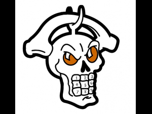 inspired figure from the ghostbusters animated series of filmation the ansabone skull phone 3D 打印模型
