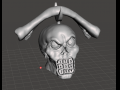 inspired figure from the ghostbusters animated series of filmation the ansabone skull phone Modelo de Impressão 3D
