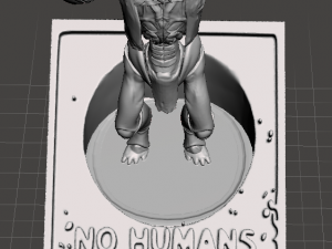 inspired in the 2009 movie district 9 prawn the alien with base ready for 3d print 3D 프린트 모델