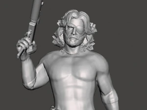 inspired figure from the escape from new york movie snake plissken ready for 3d print 3D Print Model