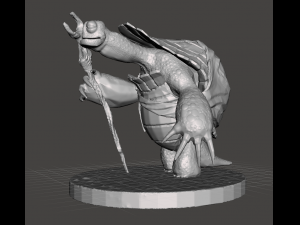 inspired from kung fu panda movies and series the master oogway ready for 3d print Modello di stampa 3D