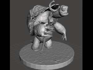 inspired from kung fu panda movies and series the master oogway ready for 3d print Modello di stampa 3D