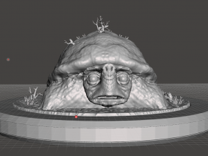 Inspired from the 80s movie the neverending story morla 3D Baskı Modeli