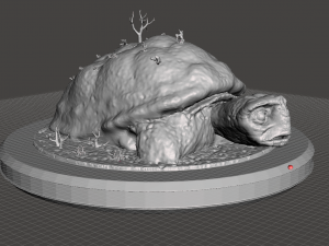 Inspired from the 80s movie the neverending story morla 3D Baskı Modeli
