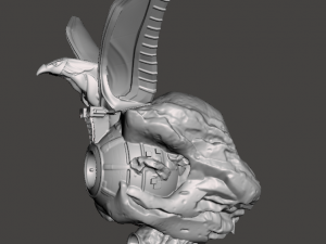 inspired in the silverhawks animated series from the 80s hawkheaven base ready for 3d print 3D Baskı Modeli
