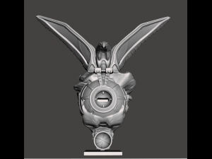 inspired in the silverhawks animated series from the 80s hawkheaven base ready for 3d print 3D Baskı Modeli