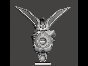 inspired in the silverhawks animated series from the 80s hawkheaven base ready for 3d print 3D Print Model