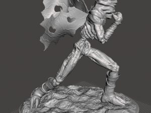 inspired soul reaver raziel figure ready for 3d print Model Cetak 3D