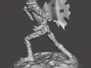 inspired soul reaver raziel figure ready for 3d print Model Cetak 3D
