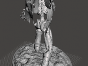 inspired soul reaver raziel figure ready for 3d print Model Cetak 3D