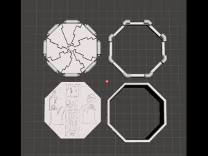 натхненний у фільмі про мумію 1999 року, ключ hamunaptra версія 2 3D Принт Модель