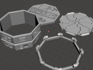 ge&iuml;nspireerd in de mummiefilm uit 1999 de hamunaptra key versie 2 3D printmodel