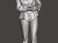 inspired in the 1986 labyrinth movie from jim henson sarah figure with base jennifer connely 3D printmodel