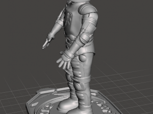 inspired in the mighty morphin power rangers series from the 90s the alpha 5 robot Modelo de impresión 3D